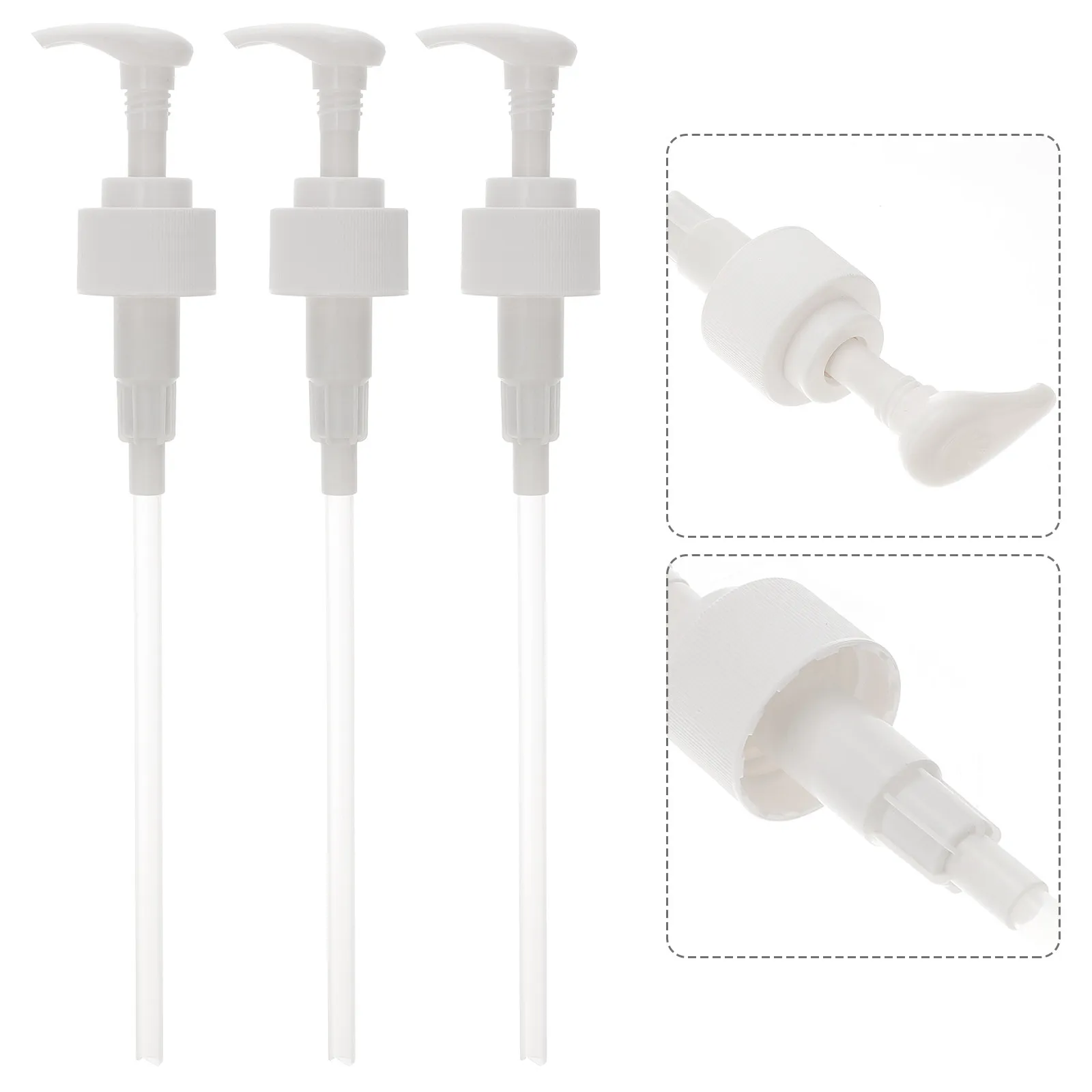 

Набор из 3 насадок-помп для дозаторов мыла из пены, гладкие, с плавным нажатием, для замены насадок на бутылки для геля для душа и лосьона в ванной комнате