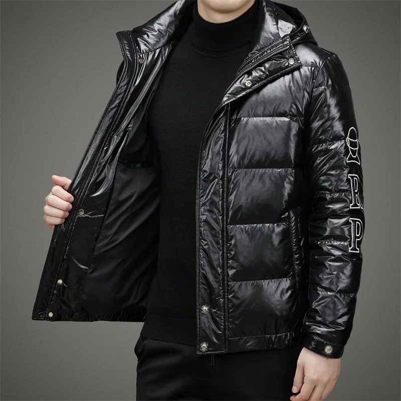 Men's Lightweight Down Jacket Short Winter Jacket for Men Male Winter Brand Duck Down Padding Padded Casual Man Sack Coat