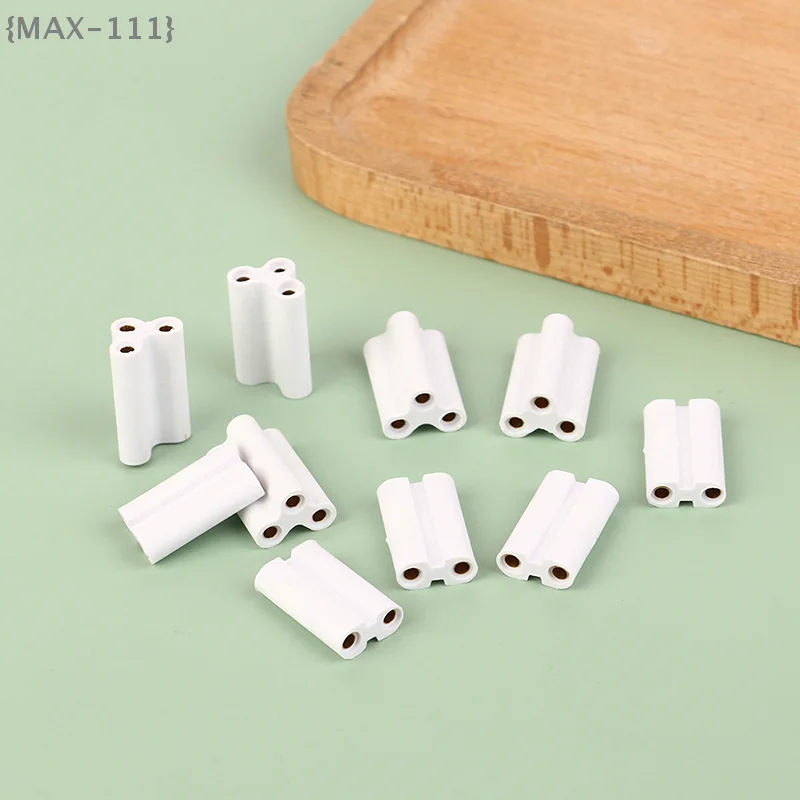 【F2-MAX111】10Pcs T5 T8 LED Tube Lamp Seamless Connector - 2 Pin 3 Pin Fluorescent Light Joint Unit for Fixture Installation