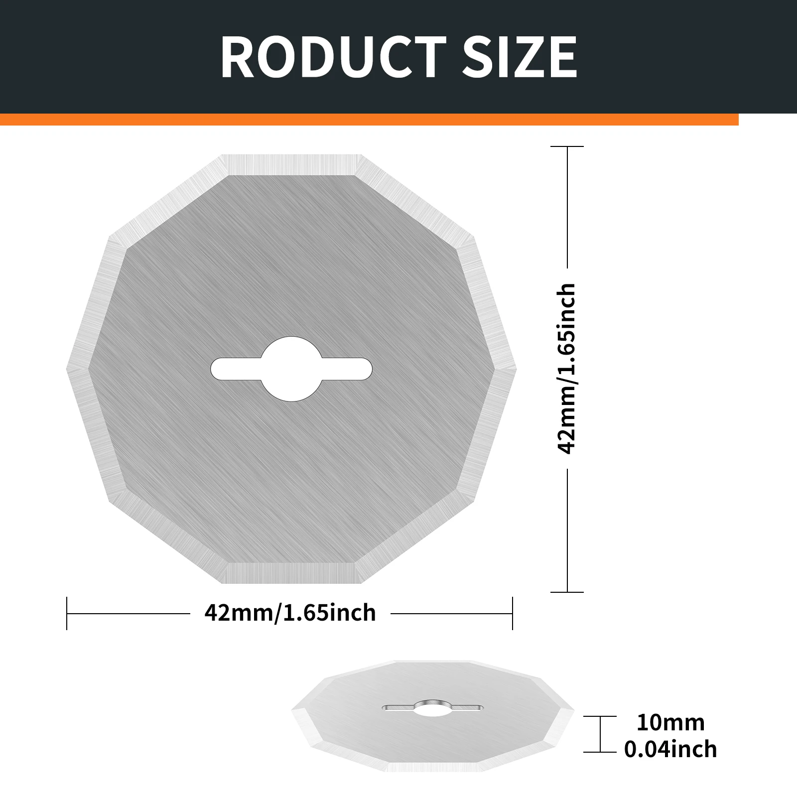 10 مللي متر مقص كهربائي قطع سمك آلة قطع النسيج شفرات الجلود البلاستيك المتقلب شفرات القاطع الدوارة الكهربائية #2