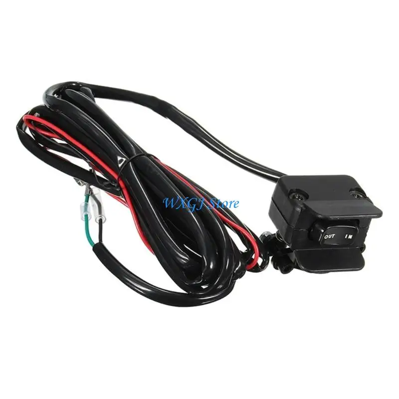 37JE ATV/UTV Winch Mini Rocker Switch Handlebar Mount Warn Replacement Compact Size