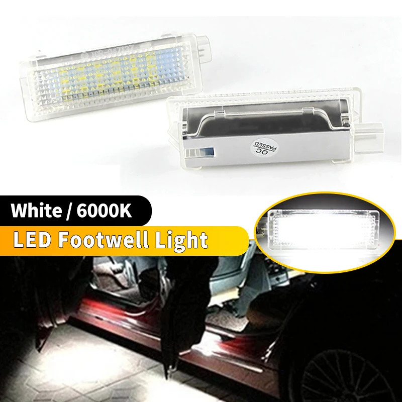 1/2PCS LED Door Courtesy Trunk Footwell Lights for BMW F82 F83 M4 E60 E61 E60 M5 F10 F11 F18 F07 E63 E64 F12 F13, Interior Lamps