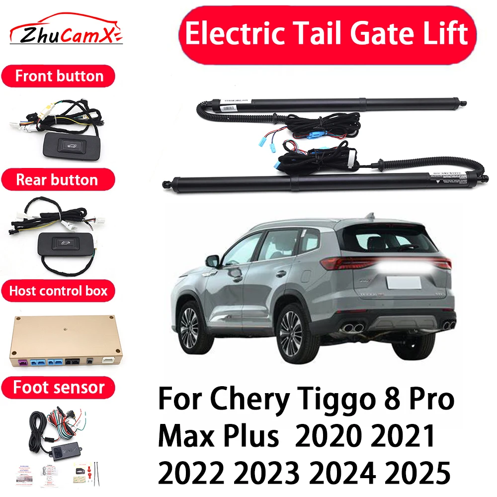 ZhuCamX Car Automatic Electric Tail Gate Lift Tailgate Assist System for Chery Tiggo 8 Pro Max Plus  2020~2025