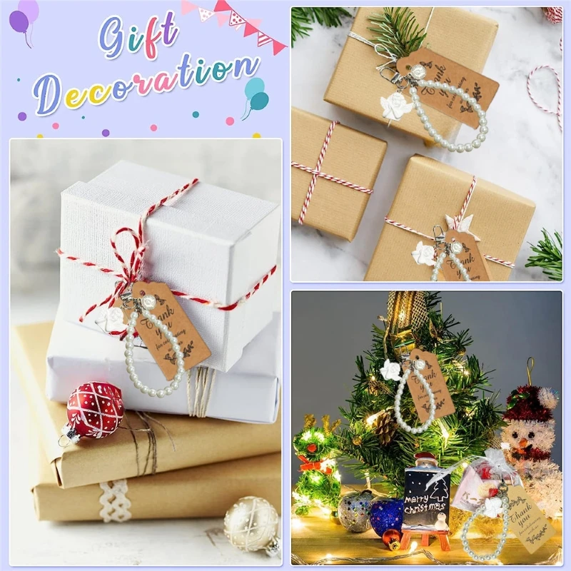 10/20/30pcs Wedding Gift For Guests Angel Keychain Bracelet Candy Bag For Baby Shower Party Supplies Wedding Table Decorations
