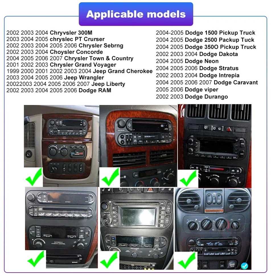 SEPTON Araba Radyo Ses Stereo JEEP Grand Cherokee Liberty Wrangler Chrysler 2002-2006 Navi Autoradio Araba Ekran Android Otomatik