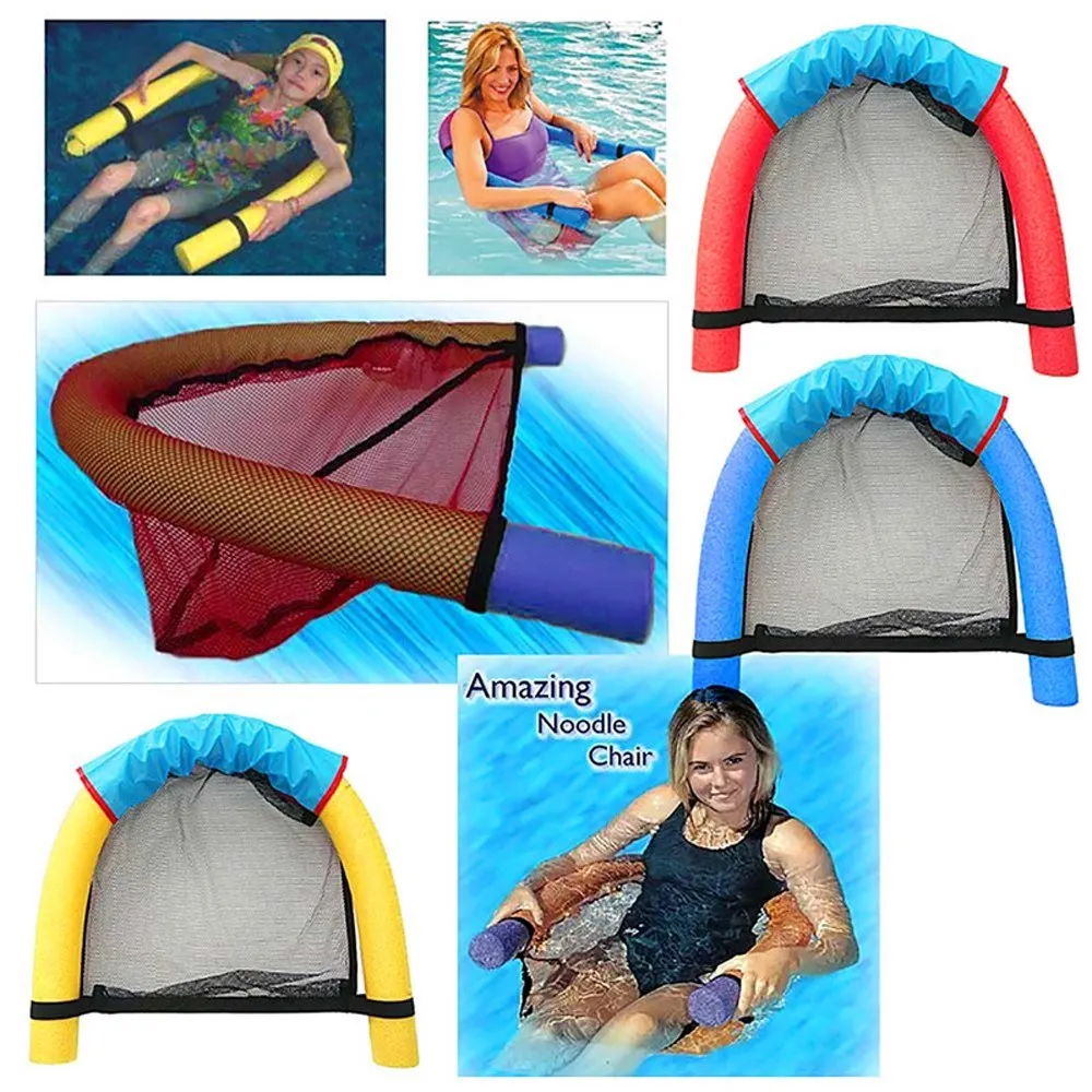 150 * 6.5cm 2 Ways of Water Foam Swimming Mesh Floating Chair for Adults and Children Auxiliary Tools of Swimming