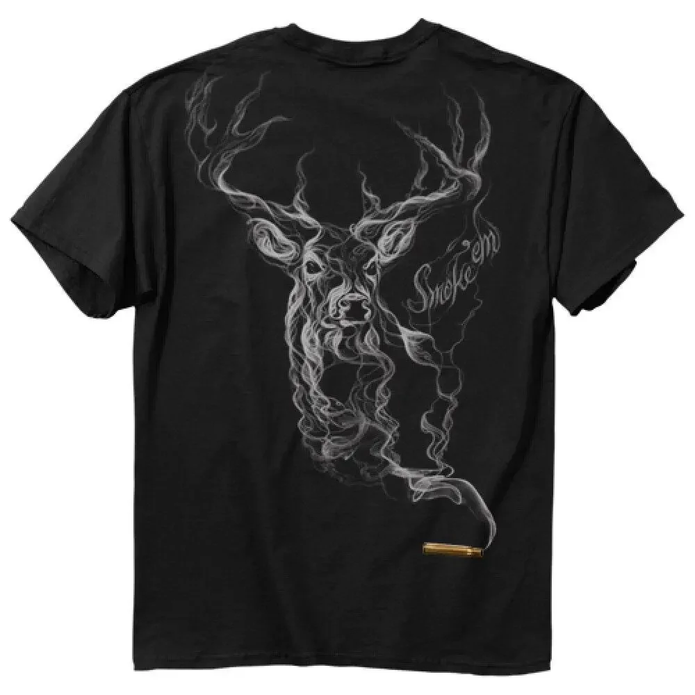 Buck Wear Smoke Em Hunting Deer T-Shirt