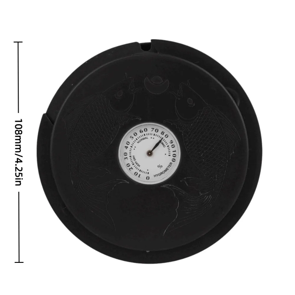 مع مقياس الرطوبة    مرطب الجيتار  متعددة الأغراض  مكافحة التجفيف  مرطب فتحة الصوت  أسود  ردود الفعل ختم المرطب  #6