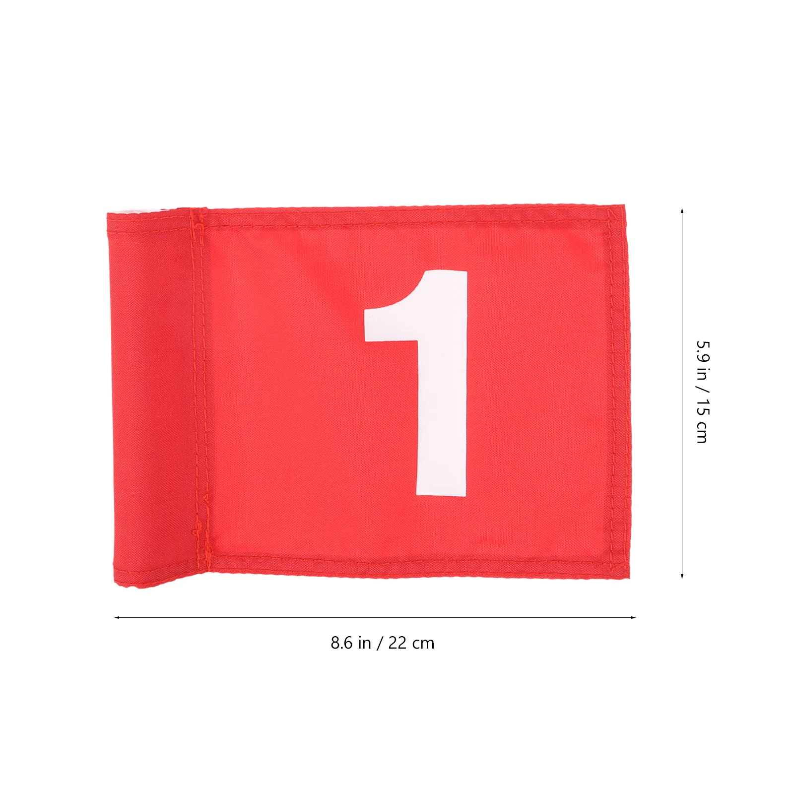 

3Pcs Golfing Practice Flags Numbered Nylon Anti Tear Portable Golf Training Flags Wear Resistant Outdoor Course Supplies