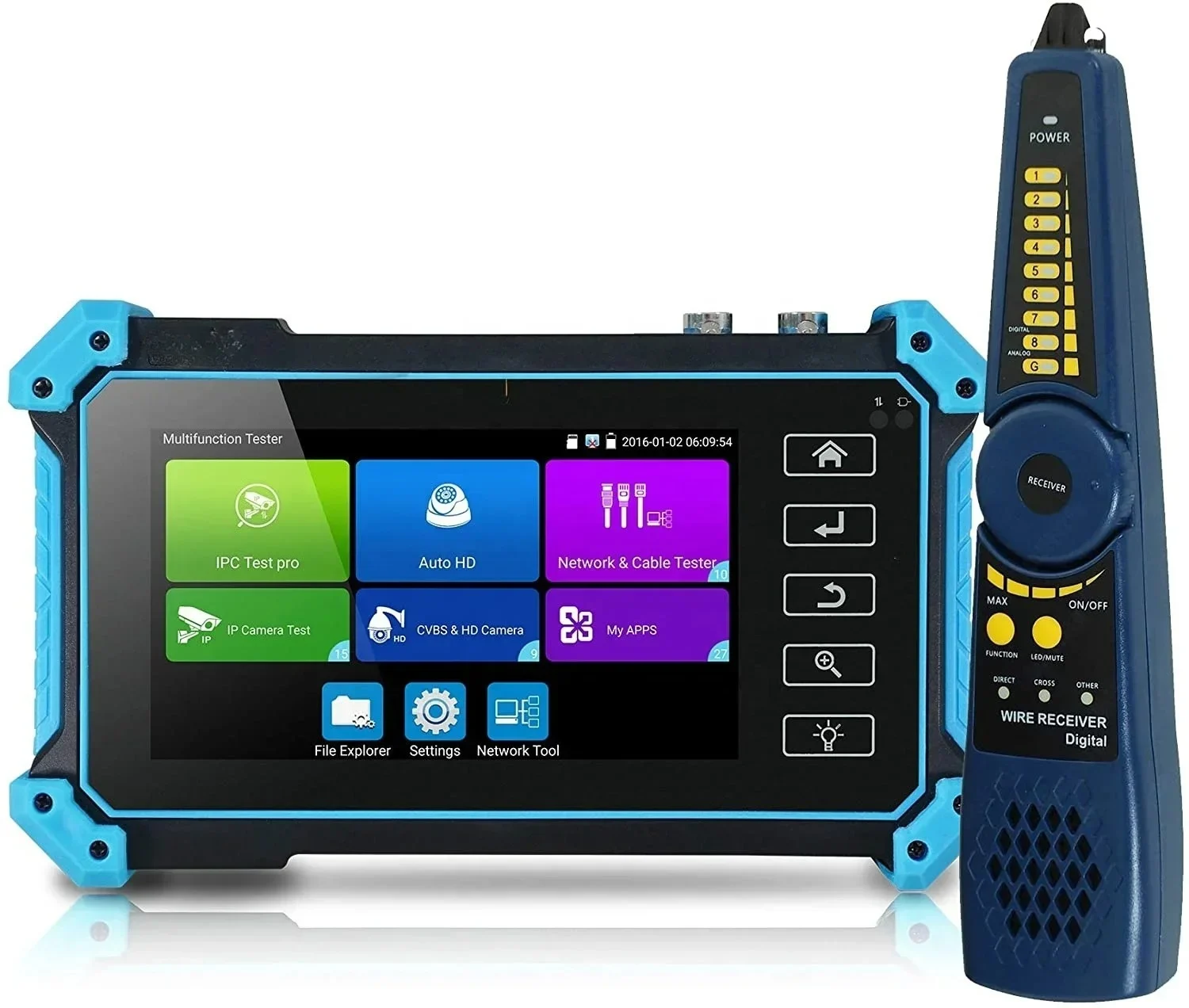 Hot sale  5 inch ipc tester 4k all in one IPC5100plus with DC12V output/POE and wire tracker