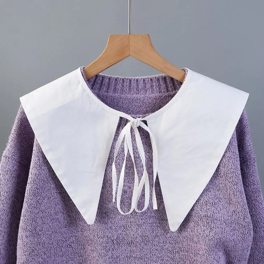 Neck Scarf Cotton Fake Collar DIY Detachable False Collar Adjust Clothes Women Girls