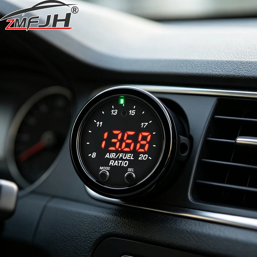 Digital LCD Air Fuel Ratio Gauge Kit With O2 Oxygen Sensor For 30-0300 X-Series AFR Wideband Meter AFR Sensor Car Accessories