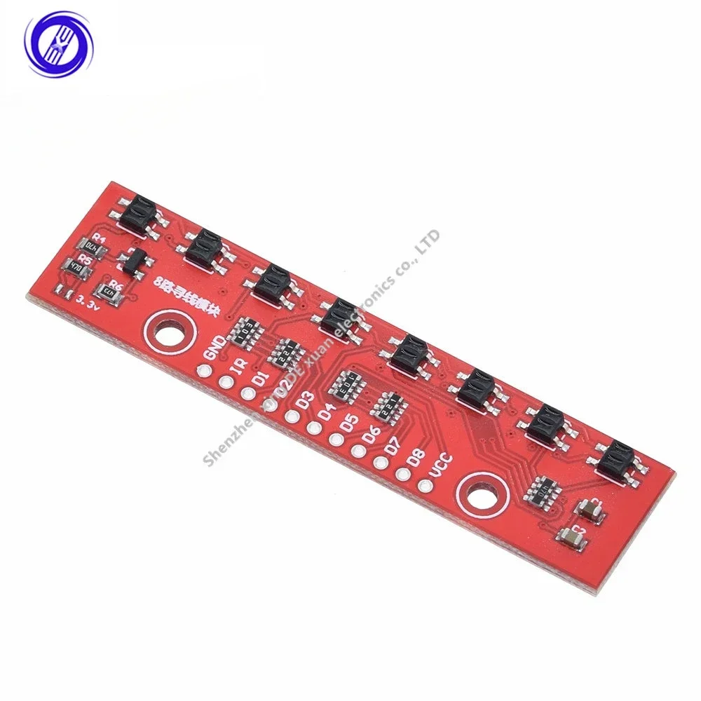 5PCS Tracking Module Infrared Detection Sensor Module DIY For Arduino 8-Channel Infrared Detector Hunt 8bit Sensor Module