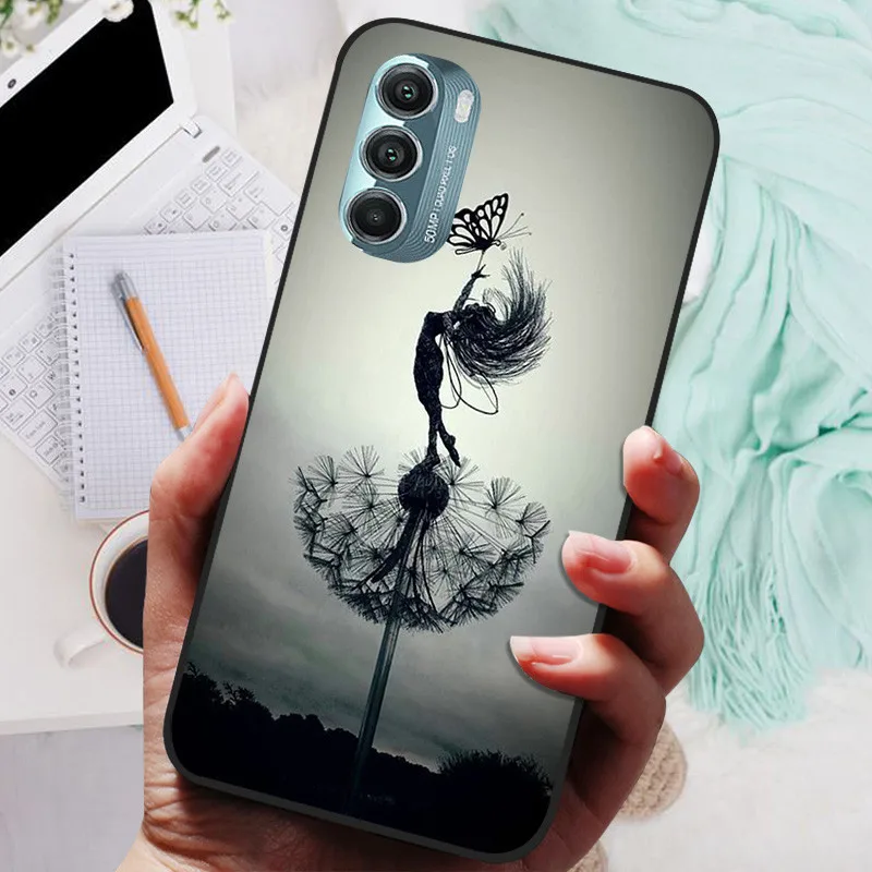For Moto G Stylus 5G 2022 Case Black Cover Lion Wolf Silicone Soft Back Cases For Motorola Moto G Stylus 4G 5G Protective Shell