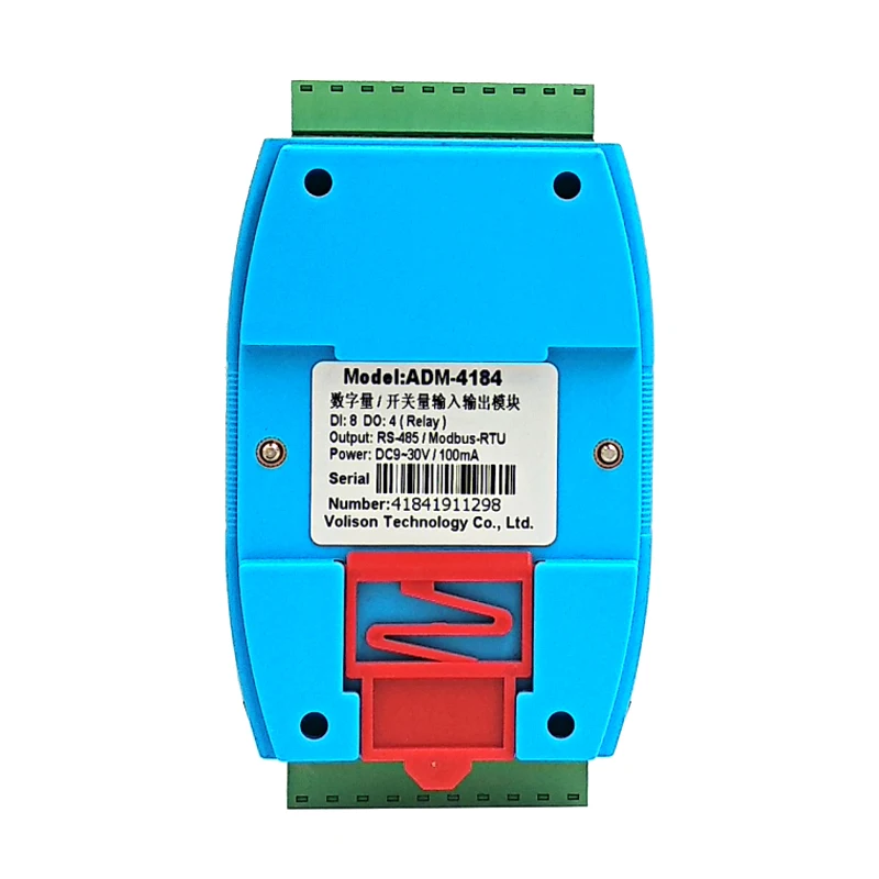 Imagem -02 - Aquisição de Dados Digitais do Canal Adm4184 di do Relé de Vias Nenhum Módulo de Controle de Saída Modbus Rs485