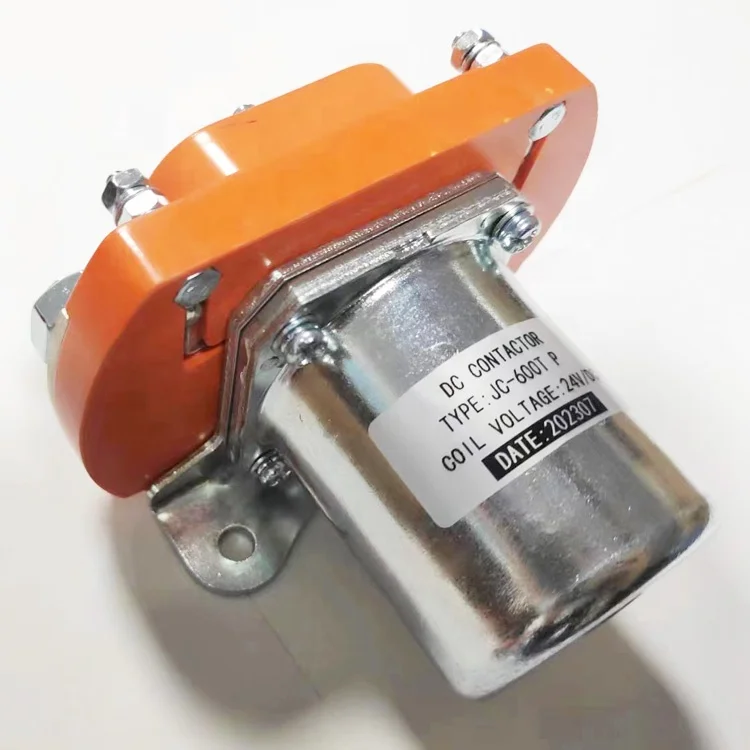 DC12V-72V 600A High Current Winch DC Contactor Relay with SPST-NO Contacts and Silver Material for Construction Machinery