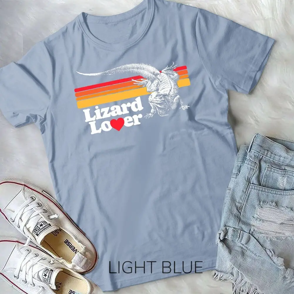 Lizard Lover_ Vintage 80s Iguana Monitor Pet Owner Retro Unisex T-shirt