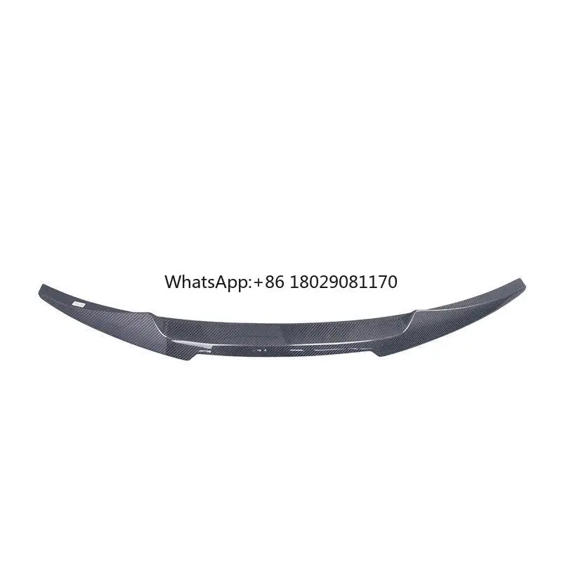 Spoiler de cauda de fibra de carbono, adequado para 12-21 Audi RS3 S3 A3 Sedan M4