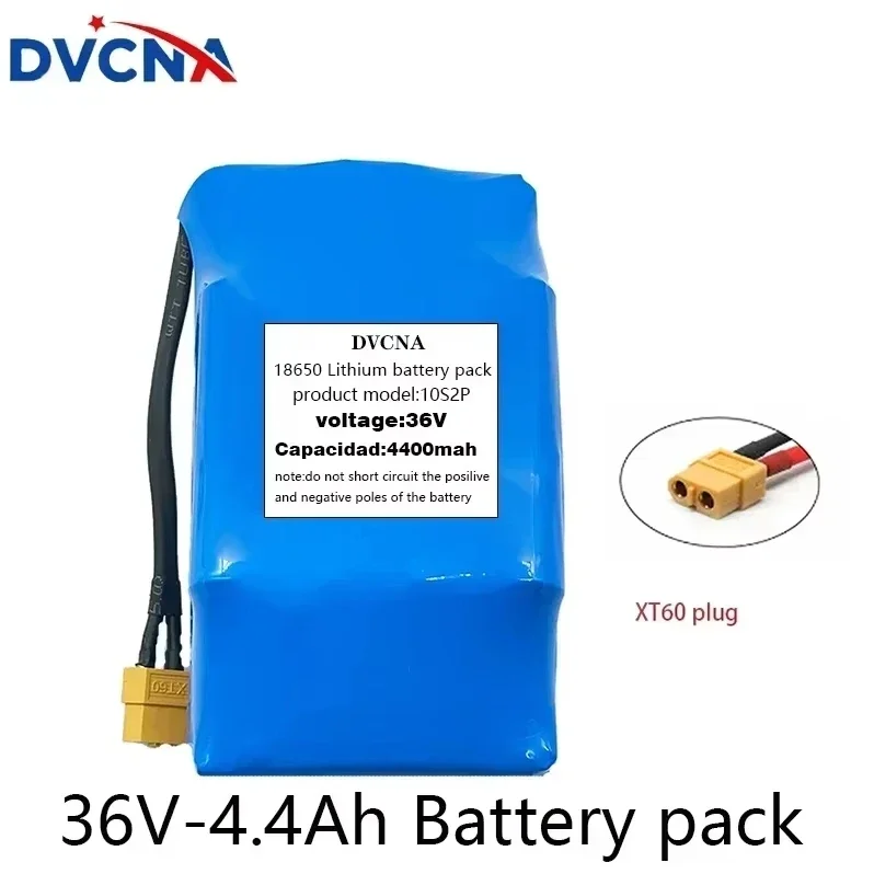 New 10S2P 36V 4400mAh Lithium Battery Pack, Electric Balance Car Torsion Car 36V Battery 42V 4.4Ah Universal Battery+charger