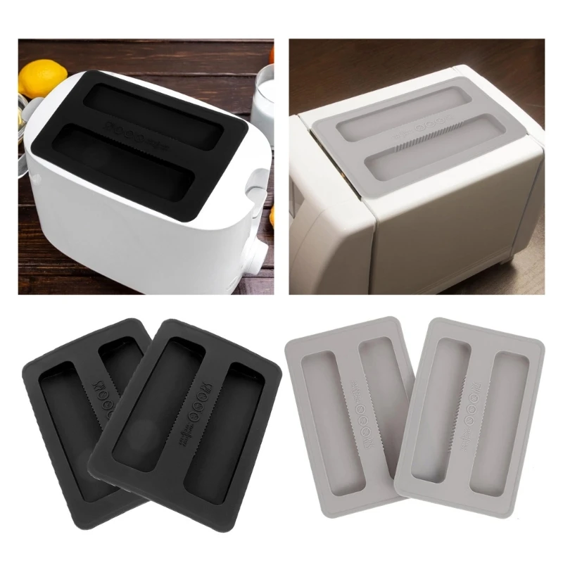 

2 Pack Kitchen Bread Machine Cover Silicone Toaster Lid Toaster Machine Cover Bread Maker Cover Dust Cover for Sandwich Maker