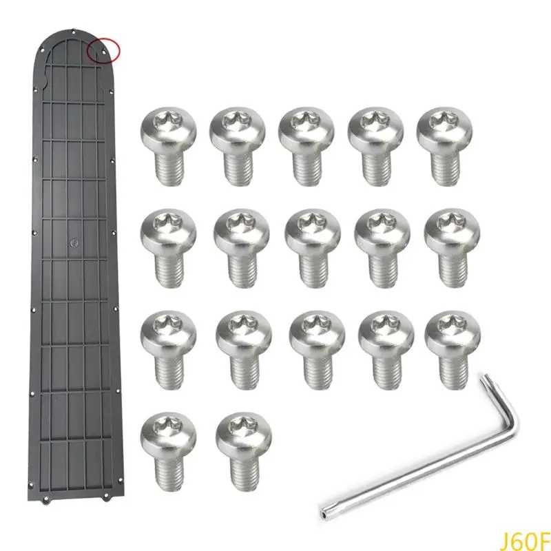 J60F กันน้ำสกูตเตอร์ไฟฟ้าแบตเตอรี่ชุดสกรูโลหะชุดสำหรับการบำรุงรักษา M365