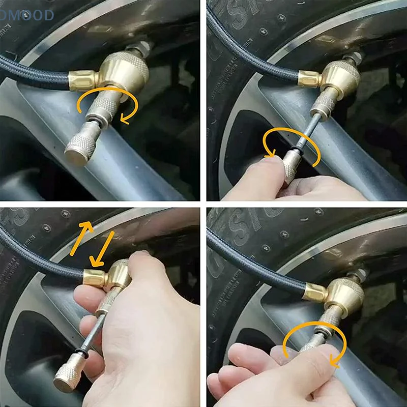 【CR】Auto Tire Deflator Pressure Gauge 75Psi Rapid Air Release Tool for Car SUV Truck Off Road Metal Manometer