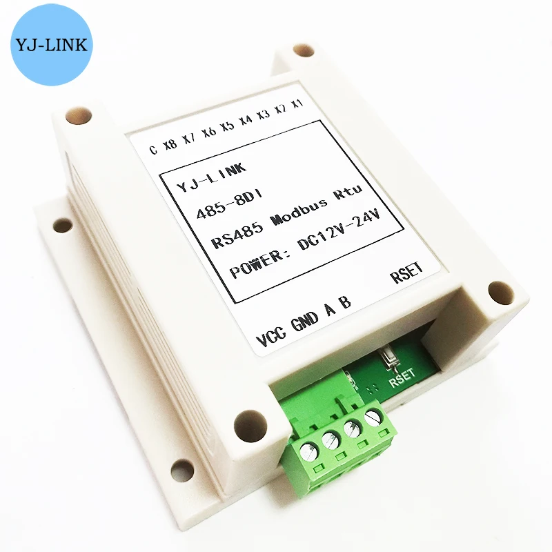 485-8DI 8-channel Switching value Isolated Input RS485 Modbus RTU Module PNP NPN Switch Digital Collector
