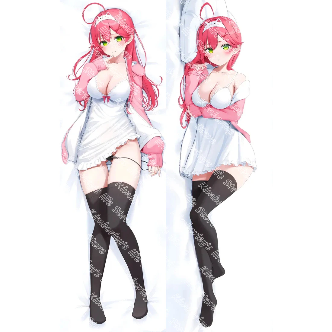 

2025 NEW Anime Dakimakura Hugging Body Pillow Case Otaku Cover Game VTuber Hololive Sakura Miko Cosplay Gift