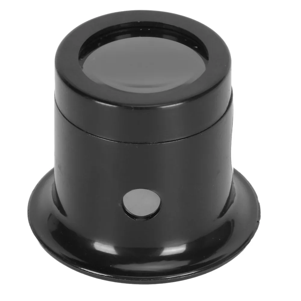 Black Jewelers Loupe Magnifier Plastic 3.6*3cm Eye Loupe Magnifier Watchmakers Loupe Magnifier for 5X for Textile Inspection