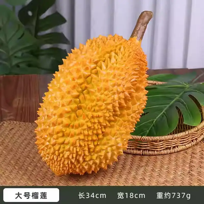 Durian Display Prop Kunstmatige Durian-decoratie voor fruitwinkels Supermarkten Realistisch nep Durian-beeldje voor fotografie
