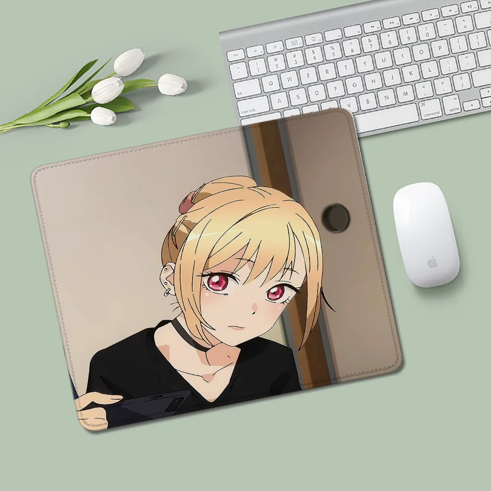 Small Computer Mouse Pad Cute Desk Accessories Office Kitagawa Marin Mousepad Gamer Gaming Mat Offices Mats Anime Gadgets Mause