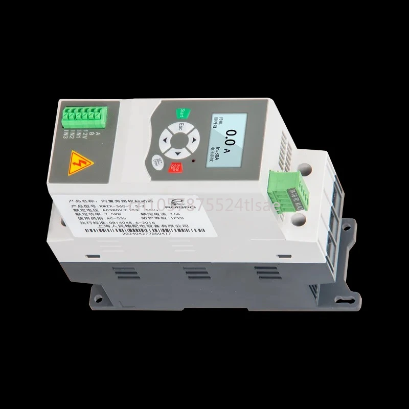 

Трехфазный двигатель 380В, 304-456В, со встроенным байпасом, плавный пускатель в шкафу, 5.5/7.5/11/15 кВт