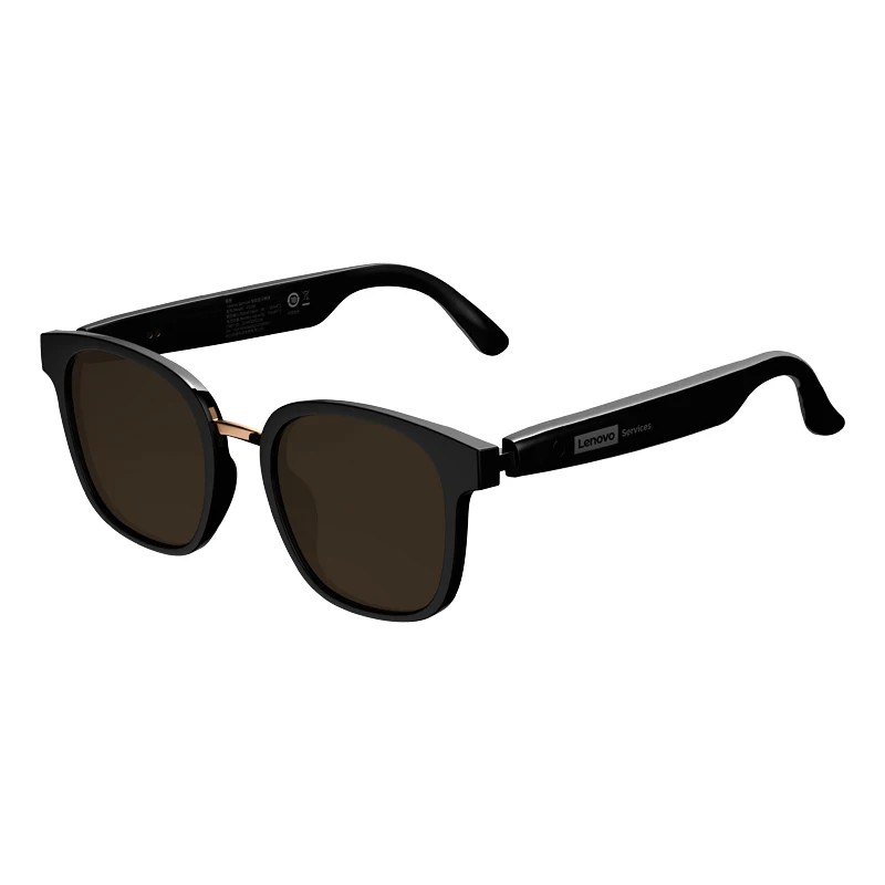 New Lenovo GS106 Wireless Smart Glasses Bluetooth 6.0 Photochromic Lenses Sunglasses Music & Calls Headphones For Outdoor Sports