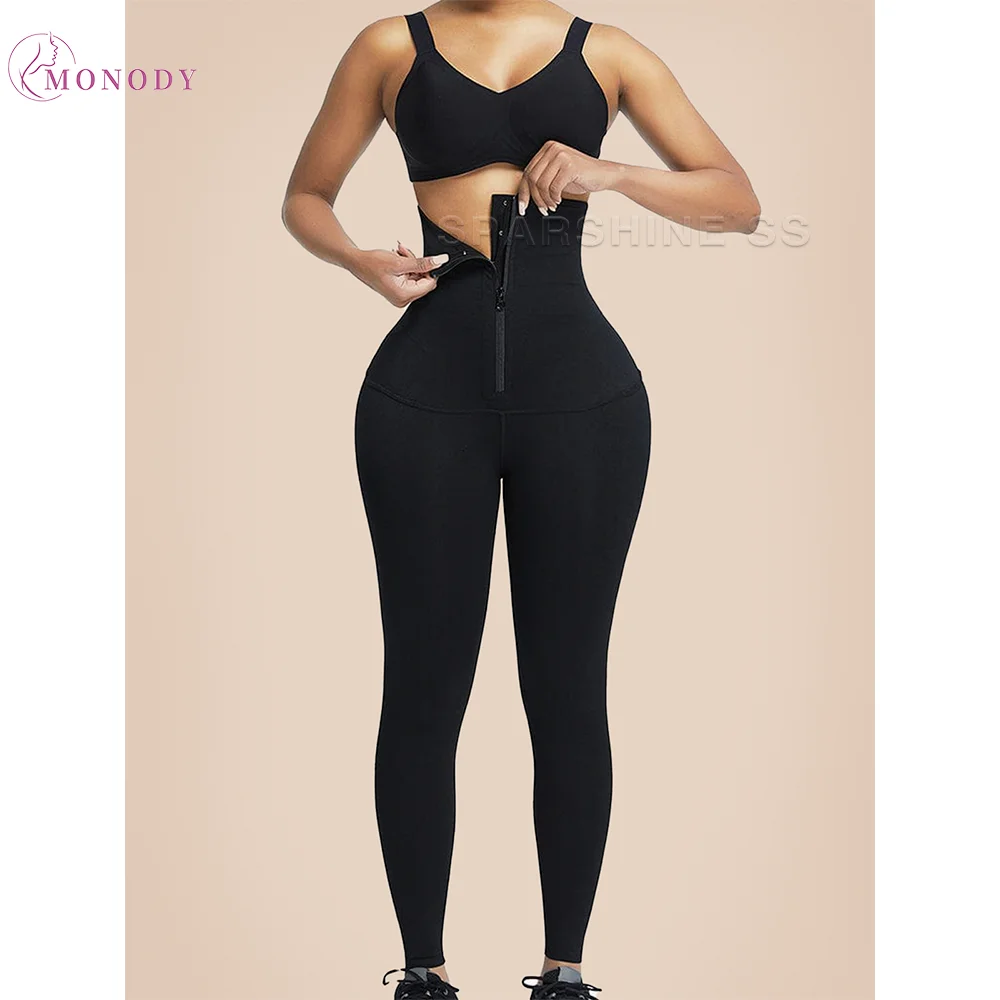 Waist Trainer Corset Leggings for Women Waist Trainer Thigh Slimming High Waisted Compression Yoga Pants Butt Lifter Sport Tight