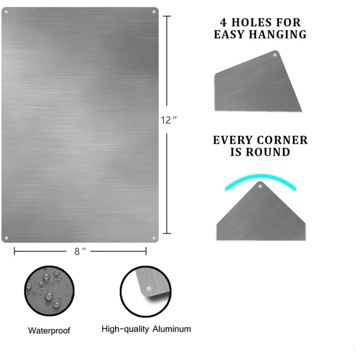 الرجعية الألمانية الحرب العالمية الثانية المشارك معدن القصدير تسجيل خمر الألومنيوم جدار ديكور فني للمنزل