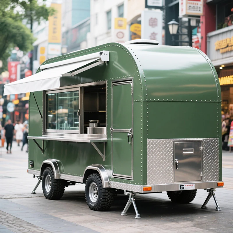 클래식 노점 간식차, 전통적이고 실용적인 디자인, 성숙 - Snacks Food Stall 리뷰 및 가격