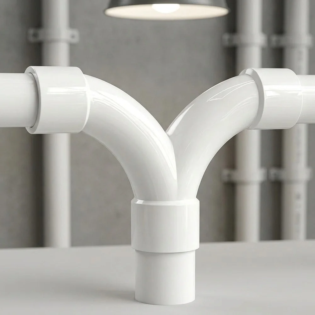 Multi Purpose PVC Water Supply Fittings Pack with Elbow Straight Tee and Y Wye Tee Supporting Various Pipeline Layout Scenarios