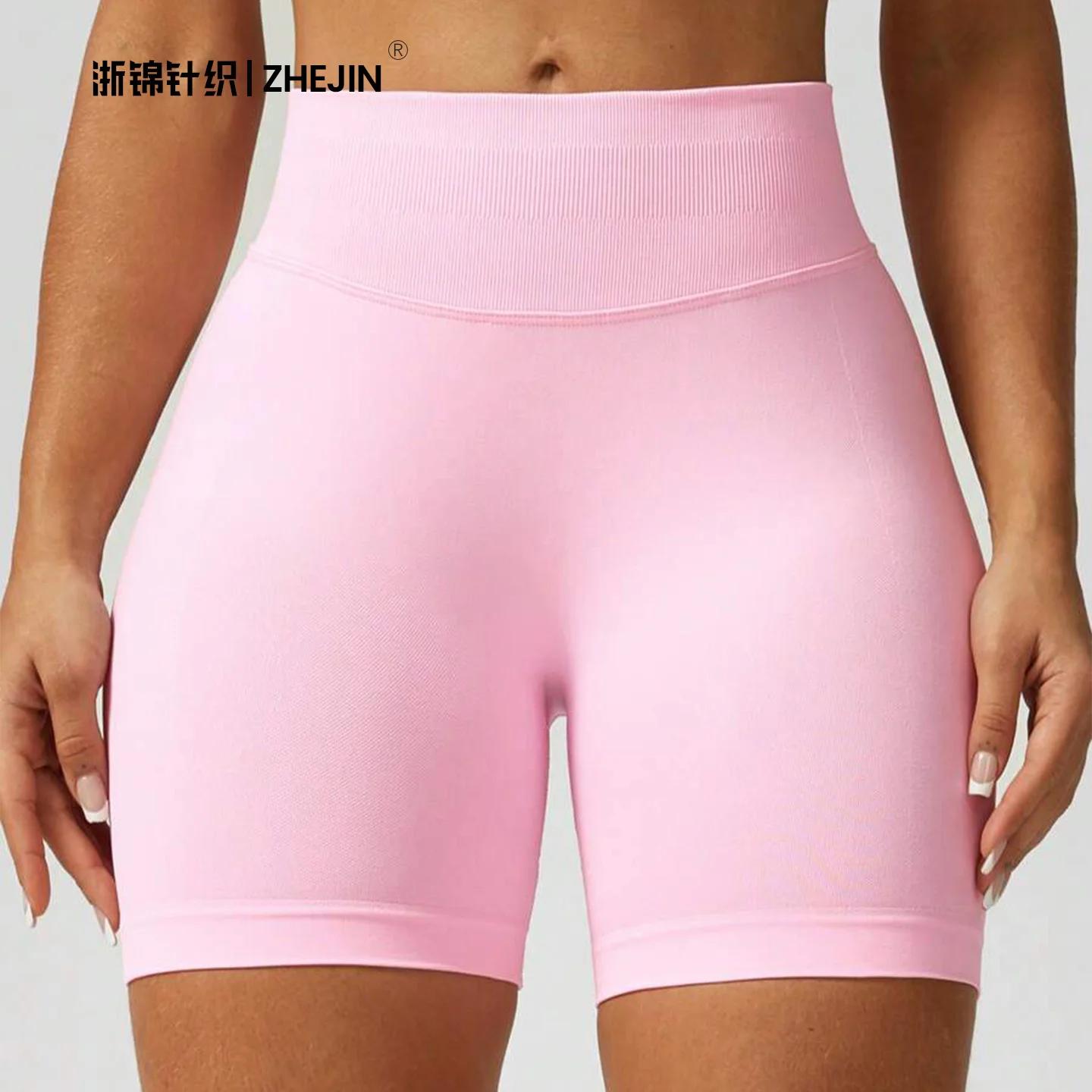 

Бесшовные женские шорты для йоги ZHEJIN с высокой талией, для тренировок и фитнеса, с эффектом подтяжки ягодиц, утягивающие живот, для велоспорта и фитнеса