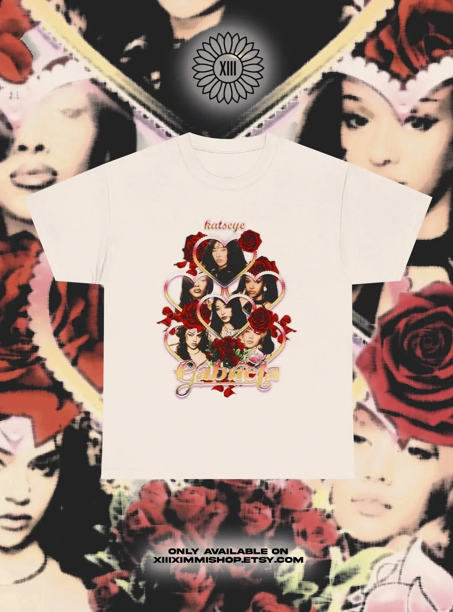 Camisetas informales con estampado gráfico para hombre y mujer, camisetas Unisex de estilo coreano Y2k, producto novedoso, camiseta de gran tamaño Katseye divertida Unisex 2026