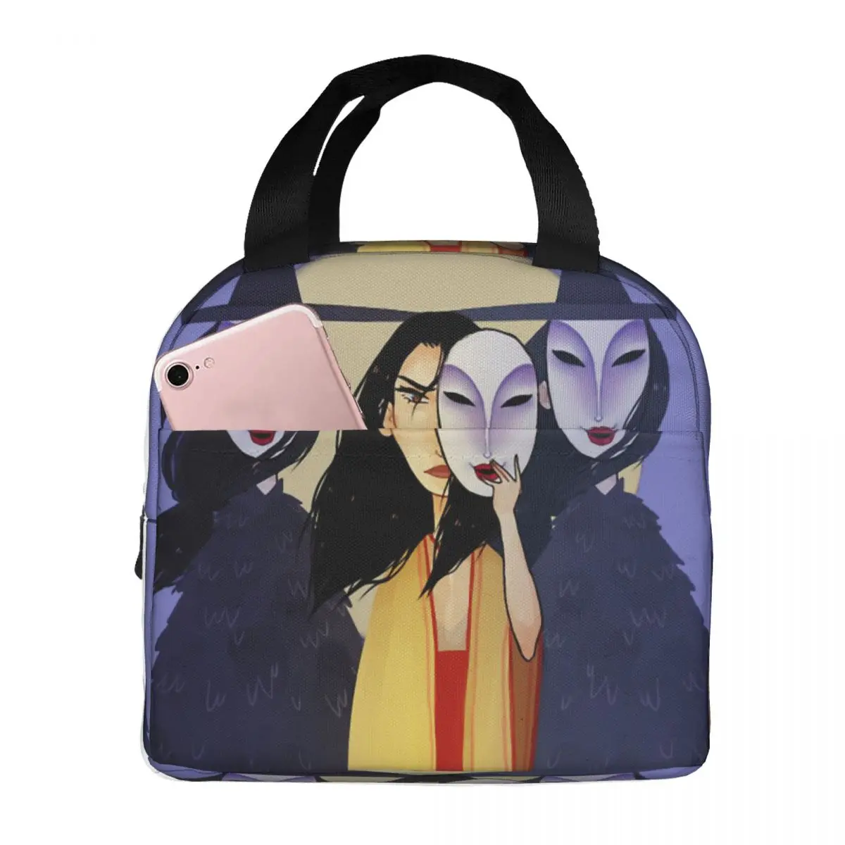 Girl Kid Food Preservation Bag The Three Sisters New Arrival K-Kubo And The Two Strings Zipper Closure Lunch Bag For Travel