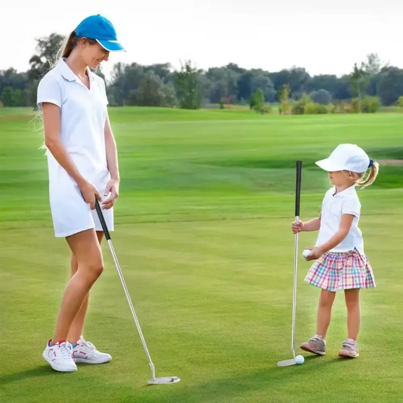 كيف صحيح جولف ثلاثة أقسام وضع المدرب انفصال سبائك الألومنيوم المزدوج الوجهين نادي رئيس هدية مجموعة صناديق الممارسة #3