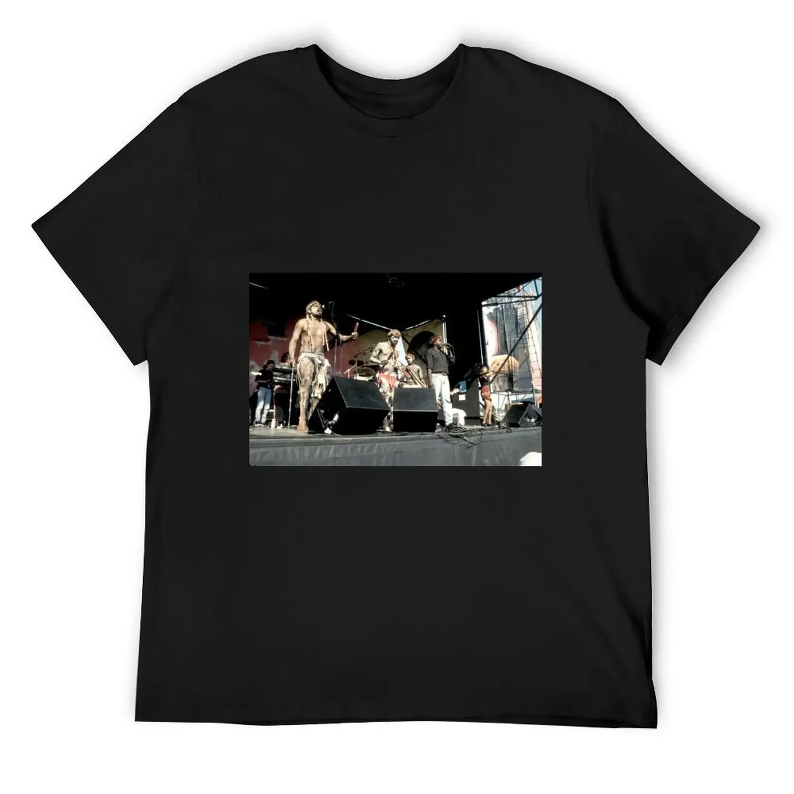 Yothu Yindi Photograph T-Shirt quick drying heavyweights mens t shirt