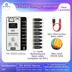 I2c kc02sバッテリー修理テスター,データ修理,拡張ボード,iPhone, Android用,バッテリーデータ効率の変更,100%