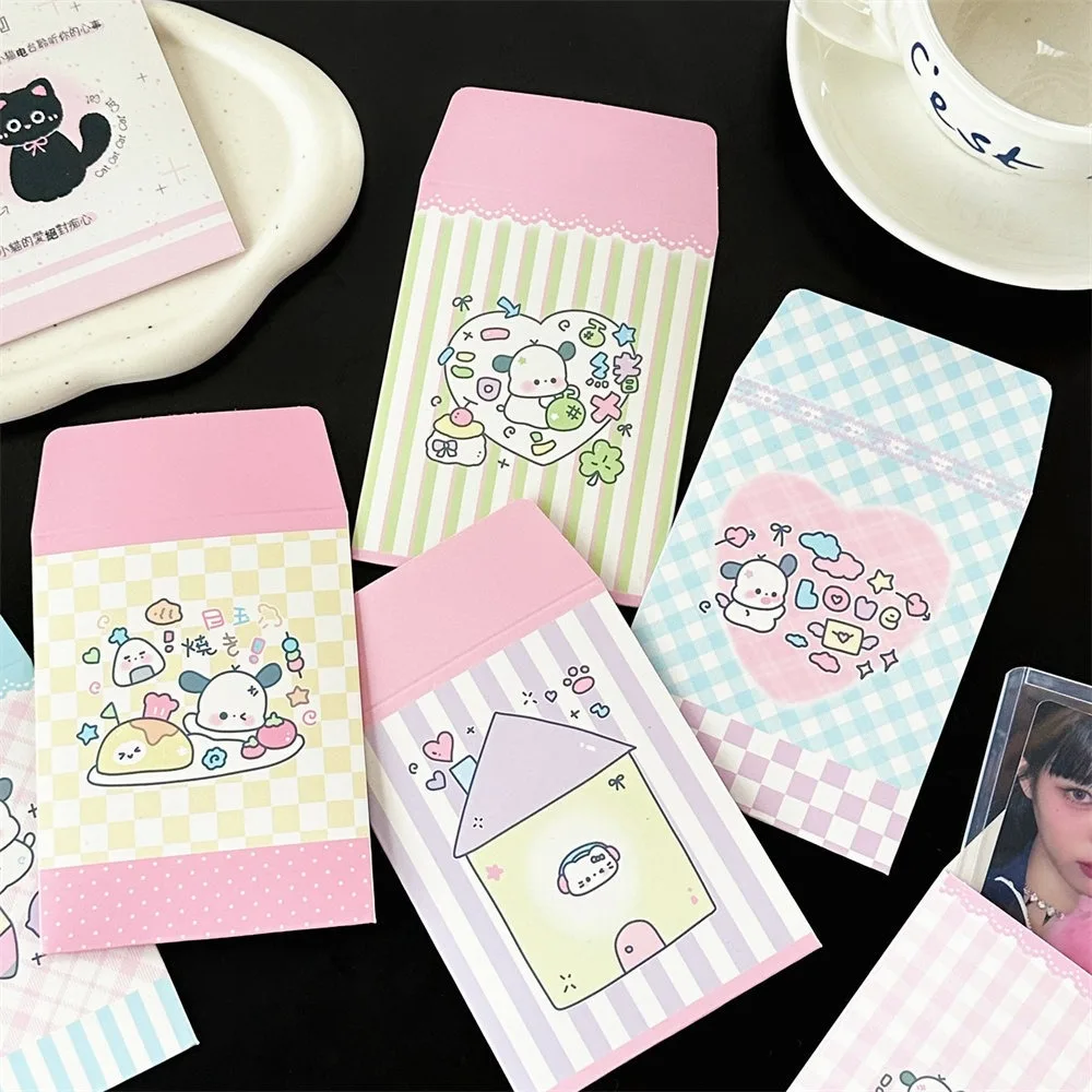 8.5x11cm Small Paper Envelopes Cute Cartoon Print Envelope Bag Photo Protection Bags Card Packaging Gift Envelope 100Pcs