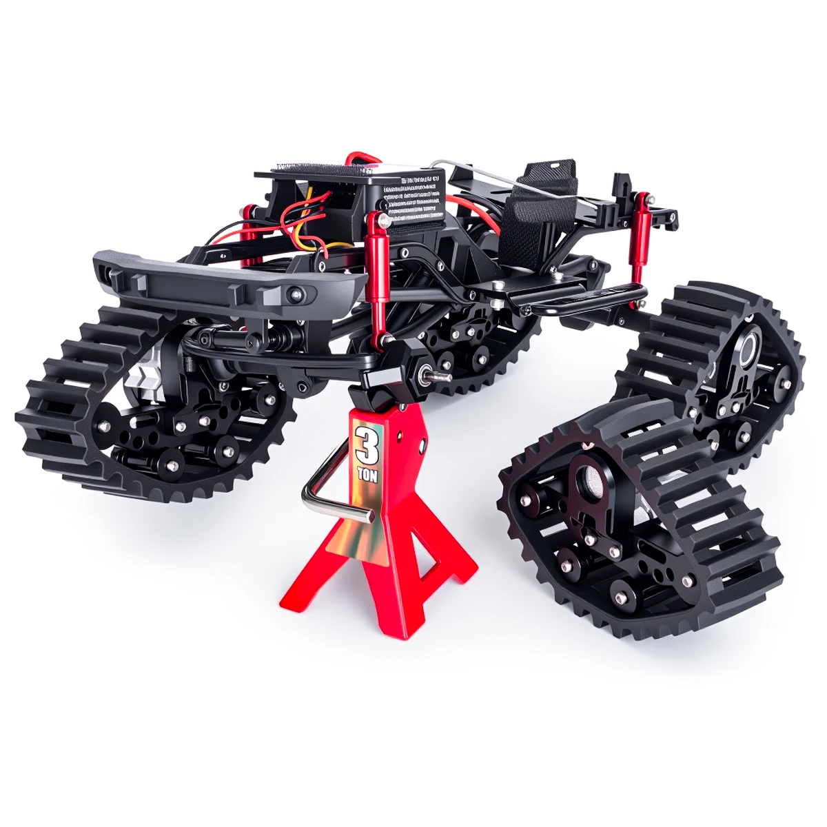 4Pcs Snow Track Wheel Tire for 1/24 RC Crawler Car SCX24 DIY Upgrade Parts Accessories