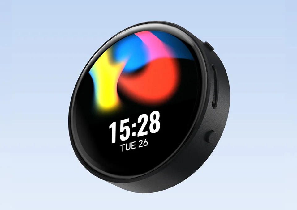 ESP32-S3 1.75inch AMOLED Round Touch Display Development Board, 32-bit LX7 Dual-core Processor, 466×466 Pixels, QSPI Interface