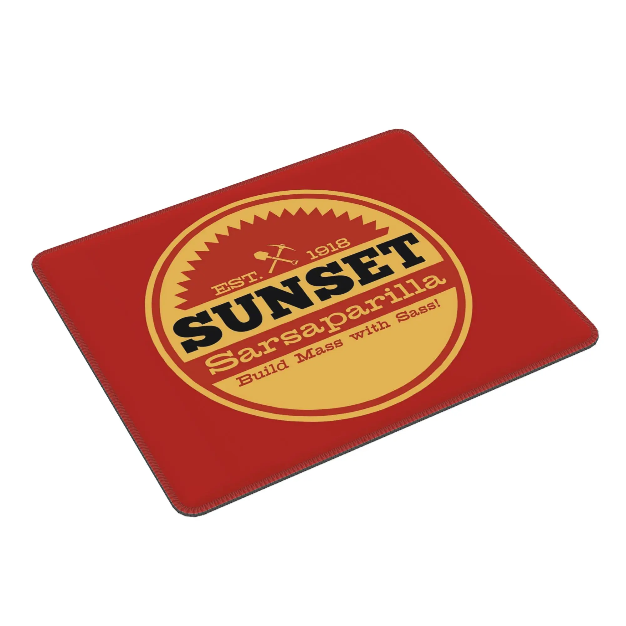

Vintage Sunset Sarsaparilla Logo Mouse Pad Computer Keyboard Mouse Mat Gaming PC Laptop Desk Mat Office Table Mats