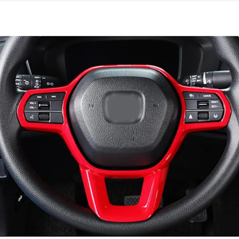 

Car Steering Wheel Panel Cover Trim For Honda Integra Sedan 2022 2023 2024 Carbon Fiber Interior Mouldings Accessories