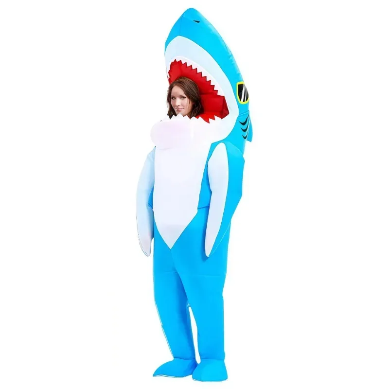 

25COSHalloween funny shark inflatable costume holiday party inflatable costume outcrop shark cosplay clothes