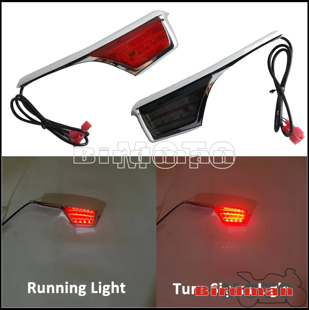 LED Passenger Armrest Trim Lamp Plug And Play Motorcycle Seat Signal Light For Honda Goldwing Gold Wing GL1800 GL 1800 2006-2017